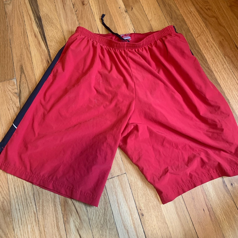 Red Nike Athletic Shorts